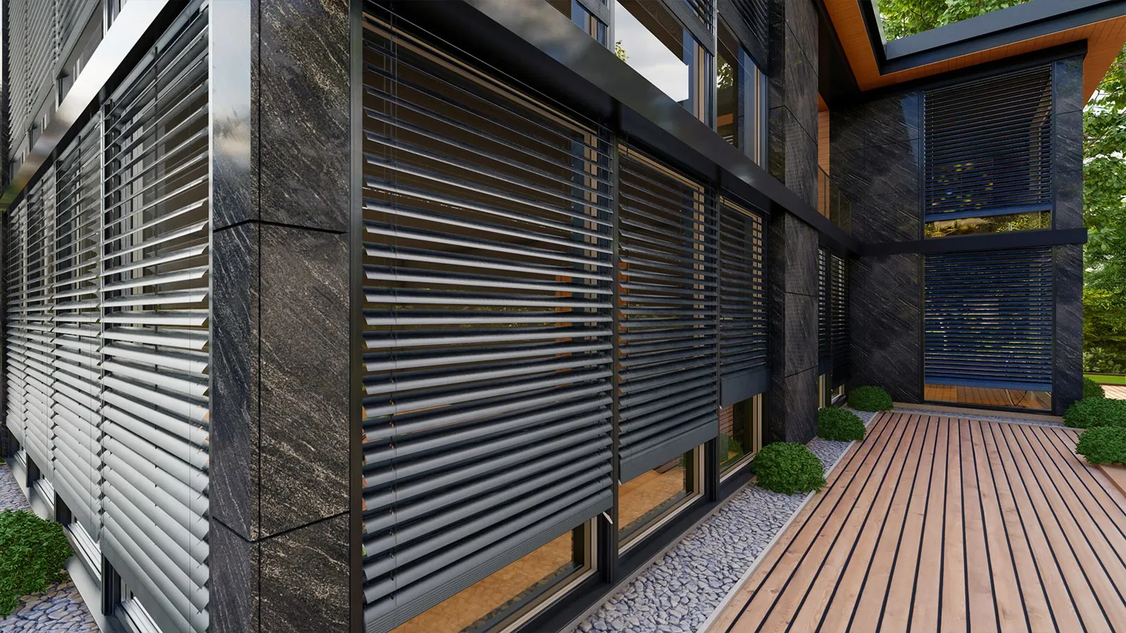 EXTERIOR VENETIAN BLINDS THEME PIC